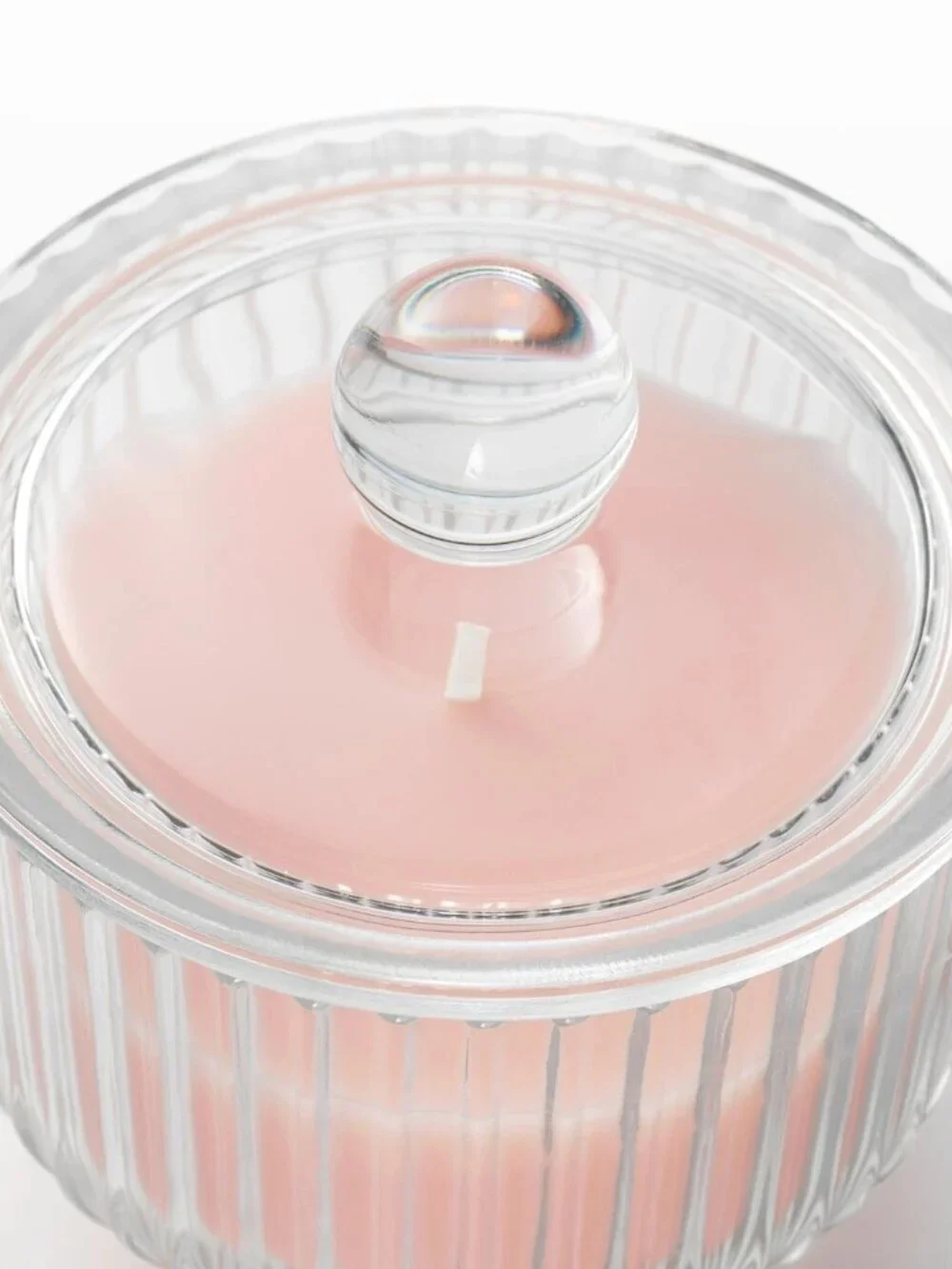 IKEA BLOMDOFT Scented Candle In Glass Sweet Pea Blossem 3 ½